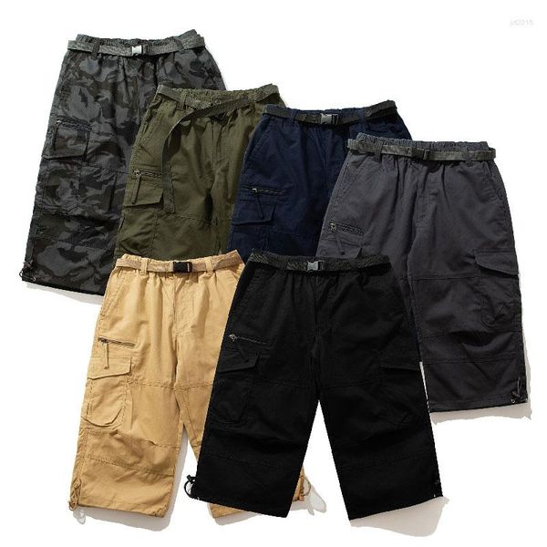 Shorts masculins marchandises militaires hommes Coton décontracté Coton Multi poches culotte camouflage camouflé Taille m-5xl