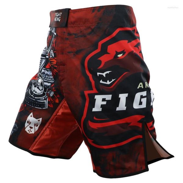 Pantalones cortos para hombre Pantalones deportivos de lucha MMA Entrenamiento de lucha integral Fitness en la playa Jiu Jitsu Muscle Running Muay Thai