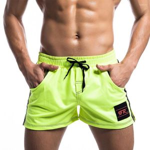 Shorts pour hommes Pantalons de moto Gym 1pcs. Sexy Breechcloth Cordon de serrage confortable Faux cuir à la mode Vert/noir