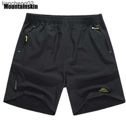 Shorts pour hommes Mountainskin Summer Shorts à séchage rapide pour hommes 8XL 2021 Casual Shorts de plage pour hommes Pantalon respirant Shorts pour hommes Marque Vêtements SA198 W0408