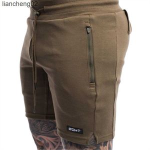 Shorts pour hommes Muscle fitness frères shorts de sport hommes été et automne course formation lâche grande taille pantalon à cinq points W0408