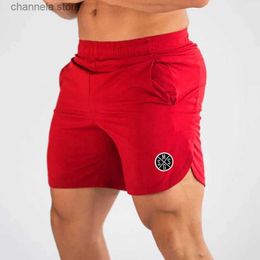 Shorts pour hommes Muscleguys hommes conseil Shorts mince plage Bermuda tenue de sport court hommes Shorts de sport séchage rapide Joggers pantalons de survêtement Shorts de Fitness T240227
