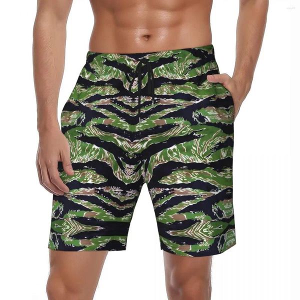 Short pour hommes, planche de Camouflage bleu marine, mode d'été décontractée, pantalon court de plage, course à pied, Surf, Design à séchage rapide