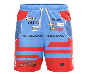 Heren shorts Nieuw 2024 Gresini Racing No.93 Marc Marquez Summer Mens Leisure Beach Motorfietskleding Q240427