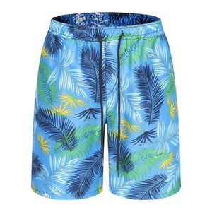 Shorts pour hommes Nouveau short de plage hawaïen été hommes loisirs impression 3D plante tropicale fleur short de rue unisexe sport maillot de bain J240328