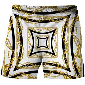 Shorts pour hommes nouveau luxe impression 3D mode femmes survêtements grande taille S-7XL Harajuku 007