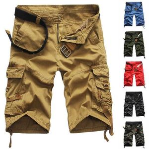 Shorts pour hommes Nouveaux Shorts cargo pour hommes Cinq pantalons Camo Shorts décontractés Pantalons de mode d'été Bermuda Shorts Shorts de plage (sans ceinture) G230315