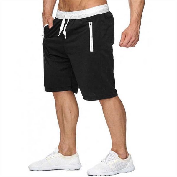 Shorts pour hommes Nouveaux Sweat-shirts pour hommes Top Gym Poètes d'entraînement pour hommes Zipper Cordon élastique et plage Pantalons courts d'été pour adultes Z0404