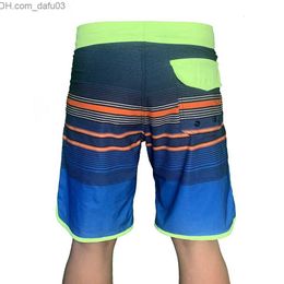 Herenshorts New Men's Waterproof 4-way Elastic Board Shorts Bermuda Beachwear Sneldrogend Fitness Gym Sport Strand Surfshorts Zwemshorts Z230714