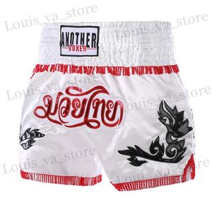 Heren shorts Nieuwe Muay Thai Boxing Shorts MMA Sport Kickboxing Short-Pants Sanda Boxeo Trunks Men Women Boys Girls Kids Shorts T240419