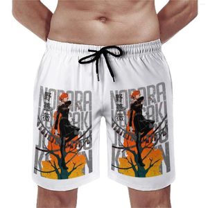 Shorts pour hommes Nobara Kugisaki sur Tree Board Summer Jujutsu Kaisen Casual Beach Males Sports Design à séchage rapide