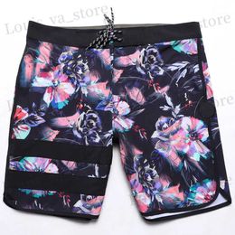 Heren shorts NWT Summer Beachshorts Mens Surfbroek 4way Stretch Swim Board Shorts Spandex Waterdicht Bermuda Quick-Dry Trunks E871 T240408