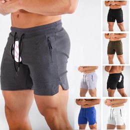 Shorts pour hommes Ouvert Entrejambe Sexe en plein air Hommes Athlétique Casual Taille élastique Stretch Court Waffle Beach Running Entraînement Sweat Gym Pantalon de survêtement