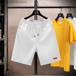 Herenshorts Outdoor Elastic Tether kleding cargo strtwear heren joggerbroek brede sportbroeken Shorts voor mannen Casual herenshorts Y240320