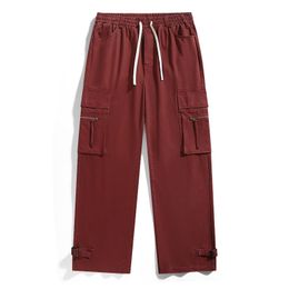 Shorts voor heren Overalls Grote maat Katoenen broek met meerdere zakken Paarstijl Trendy merk Sport Rechte broek 230802