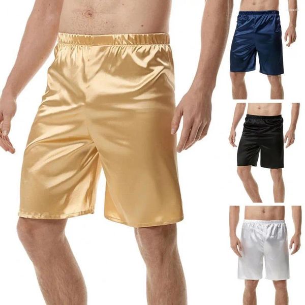 Pantalon de pyjama pour hommes, taille élastique, couleur unie, Extra doux, lavable, ne se décolore pas, protection en Polyester, plage pour hommes