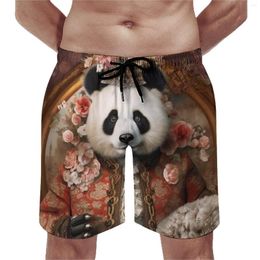 Short pour hommes Panda Board été Portraits étonnants Dapper course Surf pantalon court confortable décontracté surdimensionné maillot de bain
