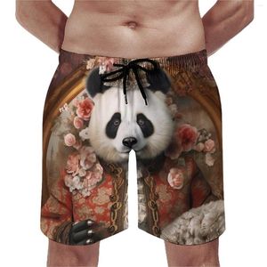 Herenshorts Panda Board Zomer Verbazingwekkende portretten Dapper Running Surf Korte broek Comfortabele casual oversize zwembroek