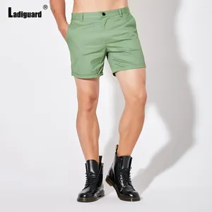 Heren shorts Plus size 4xl Men Leisure Blue Khaki Korte broek met zakken mannelijk 2024 Zomer Casual Skinny Beach Mens Clothing