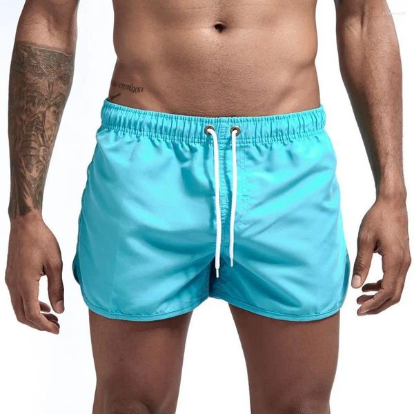 Short de bain avec poches pour hommes, maillot de bain pour hommes, maillot de bain, maillot de bain d'été, vêtements de plage, Surf, pantalon court, Boxer