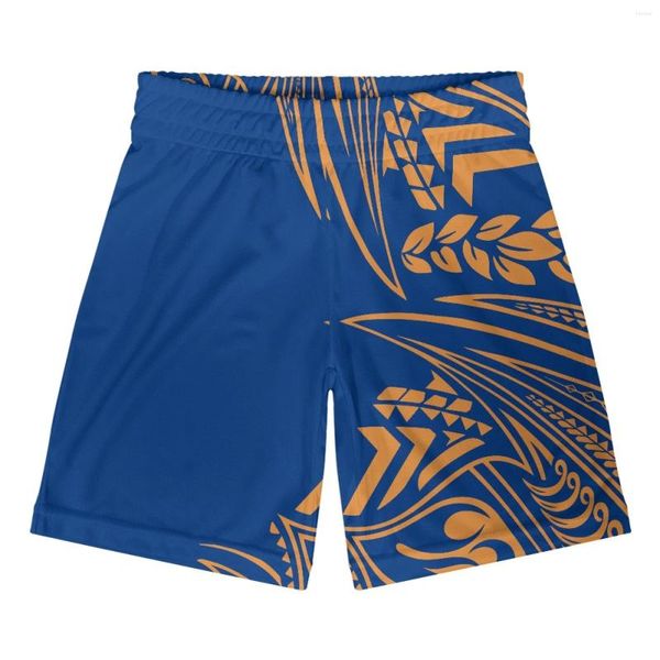 Shorts pour hommes Tribal polynésien Fijian Totem Tattoo Fiji Prints Mens Running Fitness Pantalon tendance à séchage rapide Entraînement de basket-ball en vrac