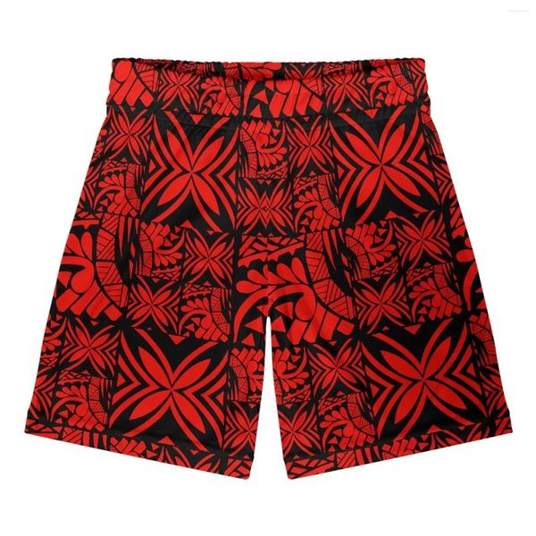 Pantalones cortos para hombres Polinesia Tribal Hawaiian Totem Tattoo Hawaii Print Running Hombres Secado rápido Gimnasio Deporte Fitness Trotar Pantalones de entrenamiento