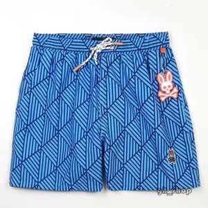 Heren shorts psychologisch konijnenheren Mens mode strandbroek schedel konijn print zomer surfen snel droge Europese en Amerikaanse stijl