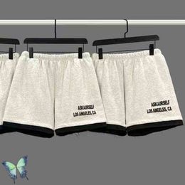 Heren shorts puff print Askyurself shorts Los Angeles patchworkd rijbroek korte broek T220825