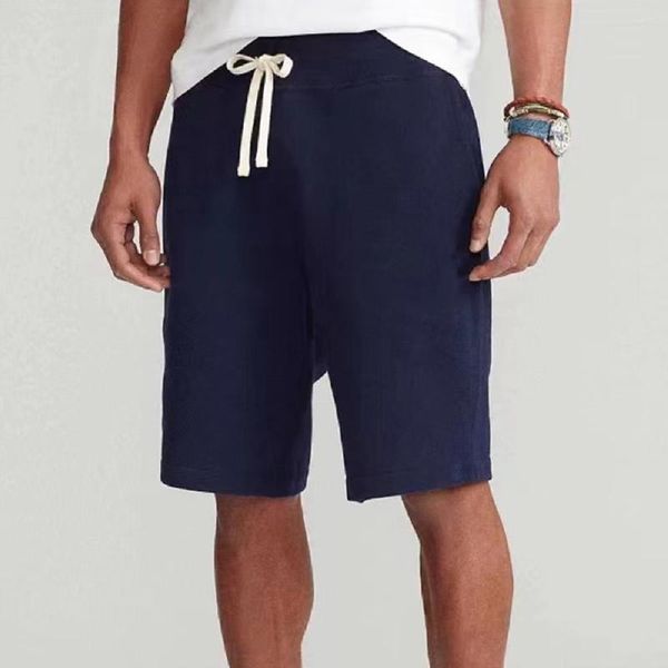 Shorts pour hommes, pantalons amples de couleur Pure, cordon de serrage, 5 minutes de mouvement pour hommes
