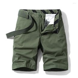 Shorts pour hommes pur coton été hommes Cargo garçons décontracté poche Streetwear grande taille mâle Long Bermuda Z134