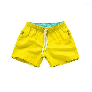 Pantalones cortos para hombres Secado rápido Casual para hombres Hombre Playa Verano para hombres con bolsillos Fitness Ejercicio con cordones