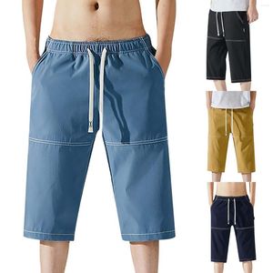 Shorts pour hommes à séchage rapide et capris d'été respirants pour pantalons décontractés voyage vêtements de travail amples