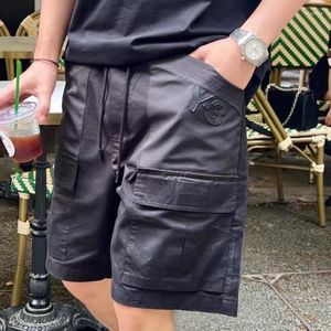 Shorts pour hommes Séchage rapide Noir pour hommes Multi poches Style Harajuku Marques à la mode Casual Cargo 2023 Été