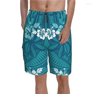 Heren shorts verfijnd voor mannelijke Polynesische tribale kledingafdruk zwemmen zwempak korte mannen cadeau op maat diy