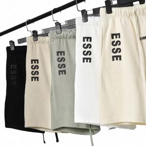 Shorts pour hommes Réfléchissant High Street Mens Casual Sports Pant Loose Oversize Style Cordon Pantalon court Tendance Designer Ess Essentail Shorts Rih