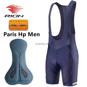 Pantalones cortos para hombres RION Cycling Men Bib Shorts MTB Bike Wear Motorcross Medias Hombre Quick Dry Paris Hp Men Pad Culotte Ciclismo Hombre 7 HoursH24125