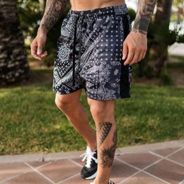 Herenshorts Hardlopen Sport Bermuda Modieus Losse 3D-print Casual Gym Fitness Jogger Sneldrogende training Heren