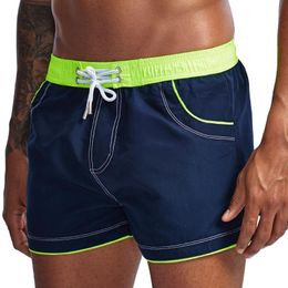 Heren shorts Sensonmen's Board Fast Dry Beach Surf Pocket Swimming Trunks Sport Running Hybird Lined Strops Mesh Pants