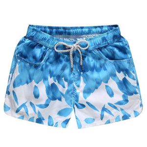 Pantalones cortos para hombres Pantalones cortos de playa sexy para mujeres Secado rápido Surf Trajes de baño Ropa de playa de verano Traje de baño Cintura elástica Señora Swim Boxer Calzoncillos Z0504