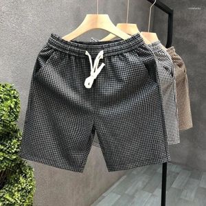 Shorts pour hommes pantalons courts mode d'été haut de gamme soie glacée maison sport décontracté vêtements de plage polyvalents