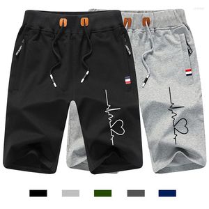 Shorts pour hommes Pantalons courts Été Course à pied Sports Gym Décontracté Jambe droite Poches à cordon