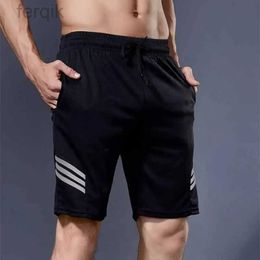 Shorts pour hommes shorts pour hommes courent shorts à sec rapidement jogging jogging gym fitness sport short réflective masculin coulant pantalon de survêtement avec des poches d240426