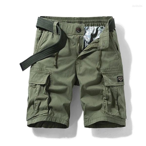 Pantalones cortos para hombres Shorts Summer 2023 Táctico Deportes al aire libre Pantalones de carga Transpirable Secado rápido Multi-Bolsillo Casual