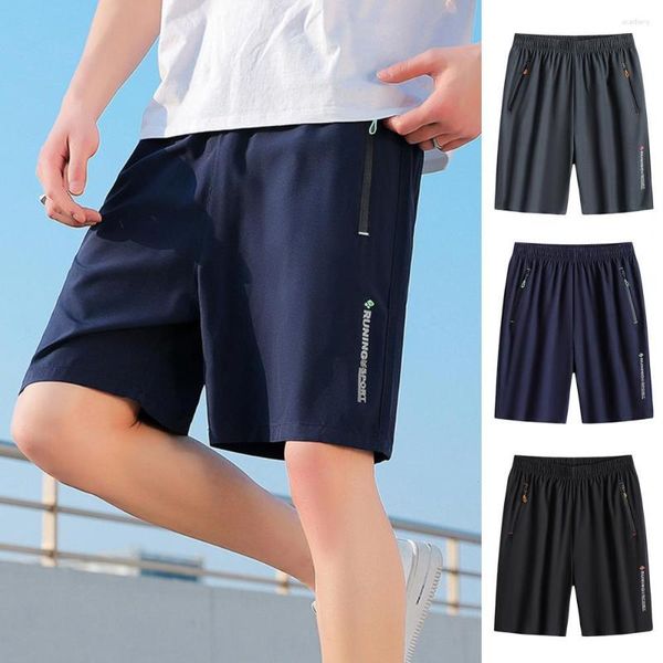 Shorts pour hommes pantalons courts respirants de sport simples jambes larges habillage musculation Joggers Cool