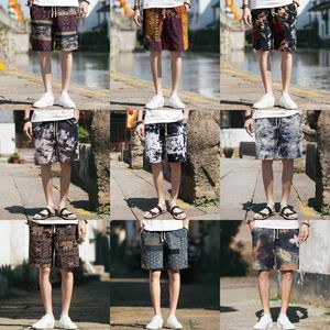 Shorts pour hommes Sinicism Store Été Coton 5XL Hommes 2022 Coloré Mens Streetwear Hip Hop Casual Sweat Mâle Longueur Au Genou