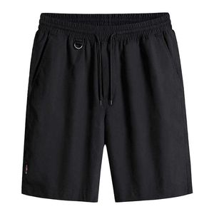 Heren shorts Solid Mens Shorts Summer Casual Drawtring Elastische taille Bandana Shorts Men Men Kleding Plus Maat XL XL Beach Shorts Men Fitness G230131