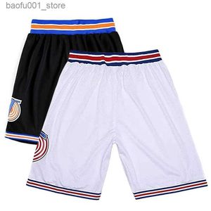 Shorts voor heren Space Jam Basketbalshorts LOLA Murray TWEETY TAZ D DUCK Movie Tune Squad Bugs Sport Outdoor Witte korte broek Q240329