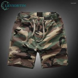 Marque de sport pour hommes pour la mode MEM Summer Fashion Pantalon à demi-longueur pur Coton Military Style Camouflage Travail