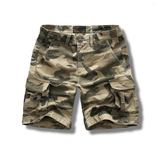 Shorts pour hommes Sports Cotton Men Camouflage Pants S-XXL Summer Casual Custom Wholesale Tooling Cargo For