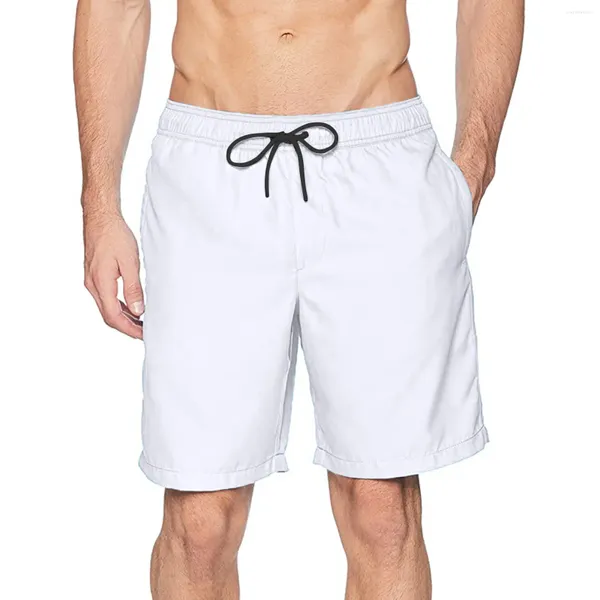 Pantalones cortos para hombres Sports Net Beach Dry Tablero para hombre con cordón Surfing 3XL Troncos de natación para hombres Trajes de baño cortos